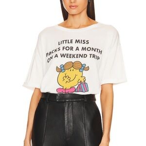 The Laundry Room White Graphic Tee with Mr. Men and Little Miss